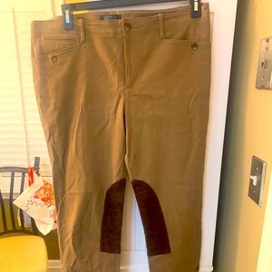 Lauren Ralph Lauren jodphurs pants khakis size 16